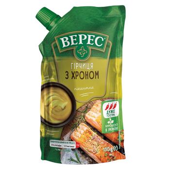 Гірчиця Верес з хроном 130г - купити, ціни на Auchan - фото 1