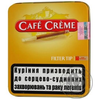 Сігаріли Cafe Creme ж/б 10шт купить, цены на МегаМаркет - фото 1
