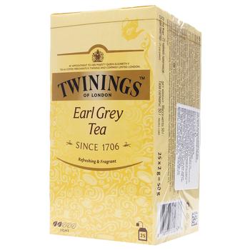 Чай чорний Twinings Earl Grey 2г*25шт - купити, ціни на КОСМОС - фото 1