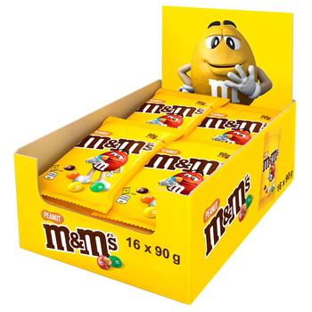 Драже M&M's з арахісом та молочним шоколадом 90г - купити, ціни на METRO - фото 3