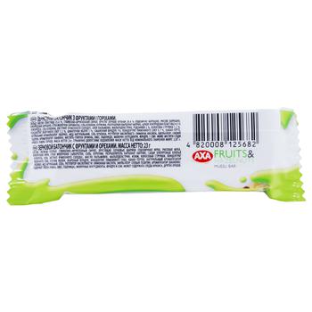 Axa Muesli Bar with Fruits and Hazelnuts 23g - buy, prices for COSMOS - photo 2