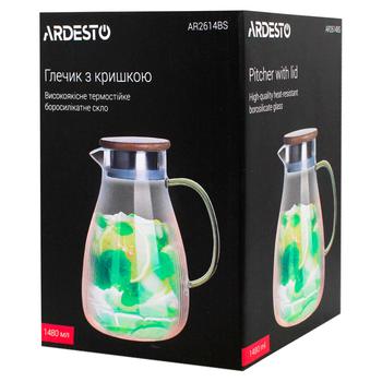 Ardesto Jug with Lid 1.48l - buy, prices for AlcoHub - photo 3