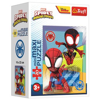 Trefl Mini Maxi Spidey Friends. Amazing Spidey Puzzle 20elements - buy, prices for COSMOS - photo 2