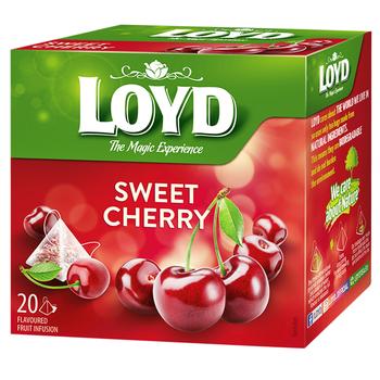 Loyd Sweet Cherry Fruit Tea 2g*20pcs - buy, prices for NOVUS - photo 1