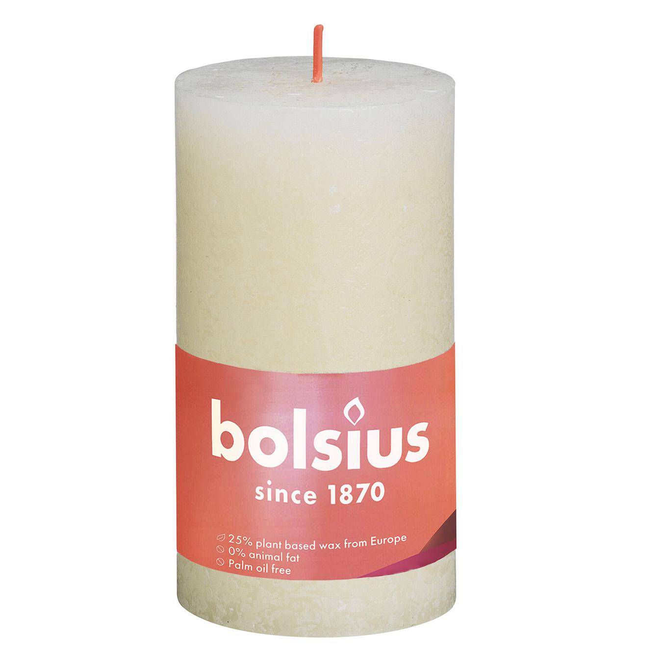 

Свеча Bolsius рустик мягкая жемчужина 130/68