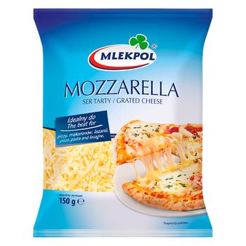 Mlekpol Mozzarella Grated Cheese 150g - buy, prices for Supermarket "Kharkiv" - photo 1