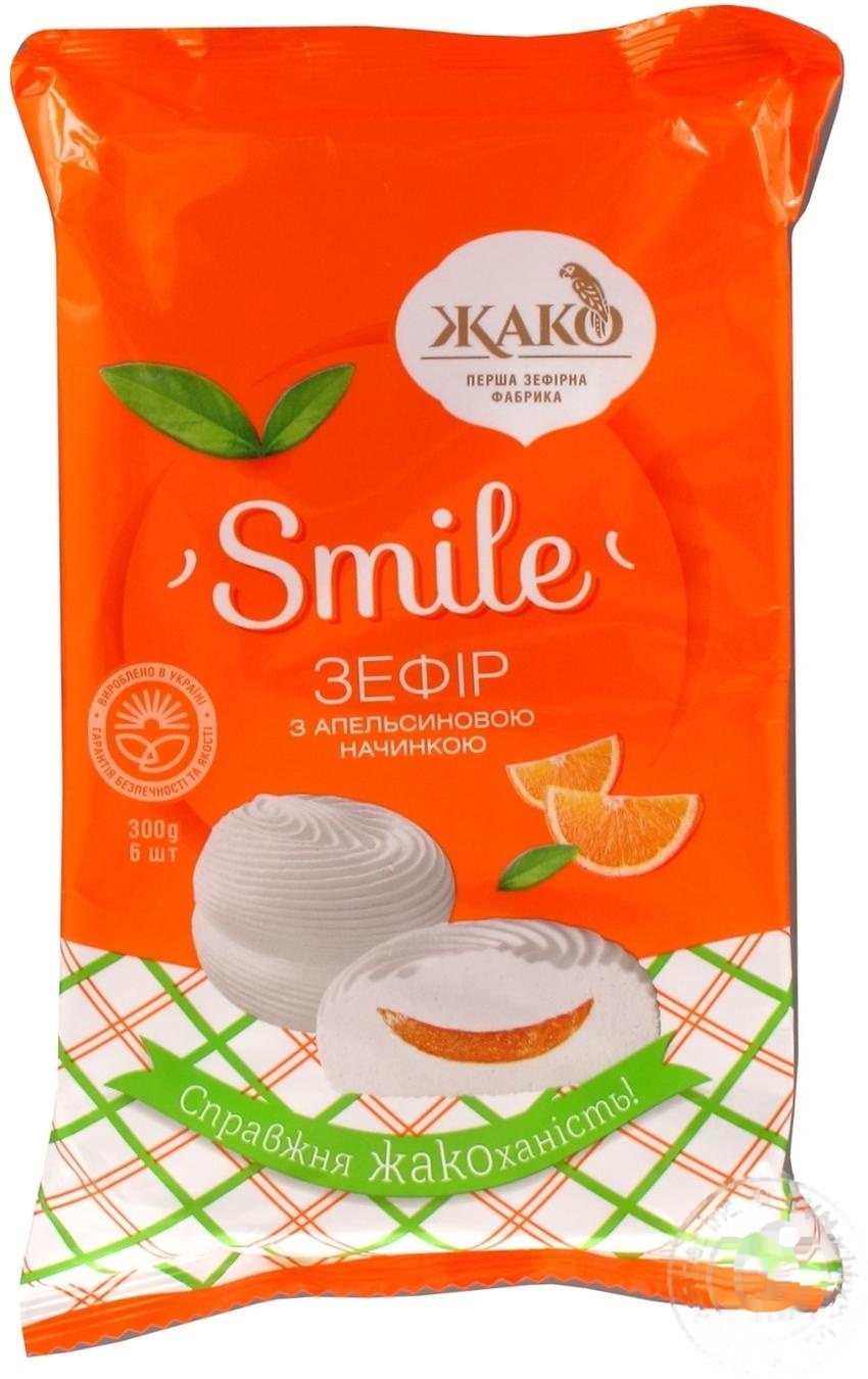 

Зефир Жако с апельсиновой начинкой 300г Украина