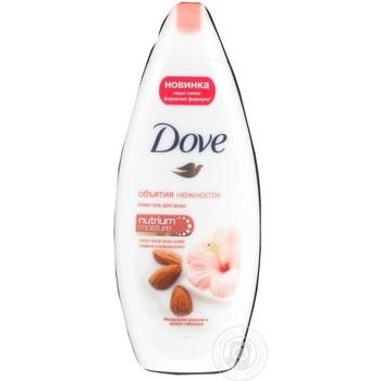 Dove Крем-гель для душа Миндальное молочко и гибискус 250мл купить, цены на МегаМаркет - фото 2