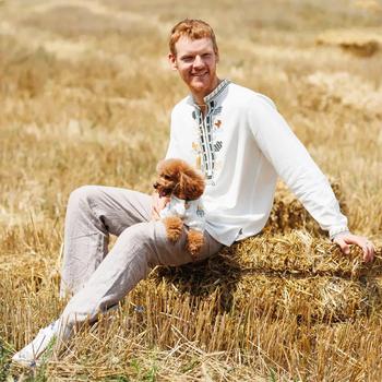 Pet Fashion Ostap Men's Embroidered Shirt s.M - buy, prices for MasterZoo - photo 6