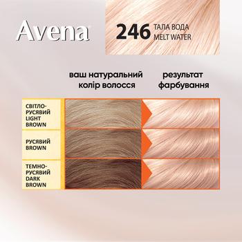 Крем-краска для волос устойчивая AVENA Blond Color 246 Талая вода - купить, цены на - фото 4