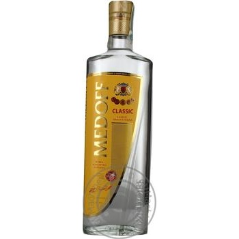 Горілка Medoff Класична Преміум 40% 0,7л купити, ціни на МегаМаркет - фото 1