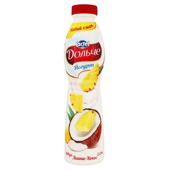 Dolce Pineapple-Coconut Flavored Yogurt 2.5% 500ml - buy, prices for Tavria V - photo 2