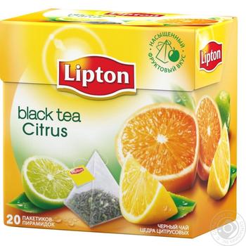 Tea Lipton black 30g cardboard packaging - buy, prices for MegaMarket - photo 1