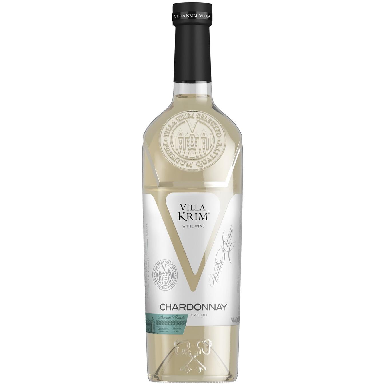 

Вино Villa Krim Шардоне белое сухое 9,5-13% 0,75л