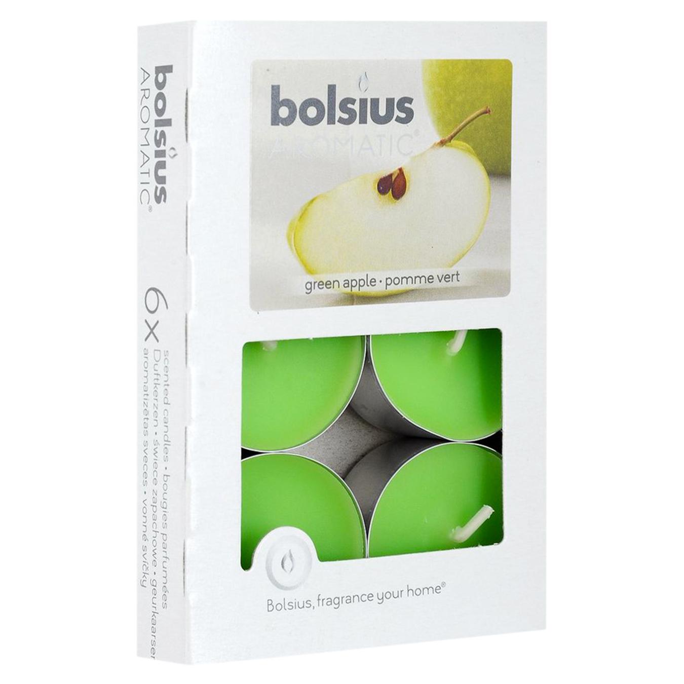 

Свечи Bolsius таблетки зеленое яблоко 4г 6шт