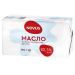 Масло Novus Екстра солодковершкове 82,5% 180г