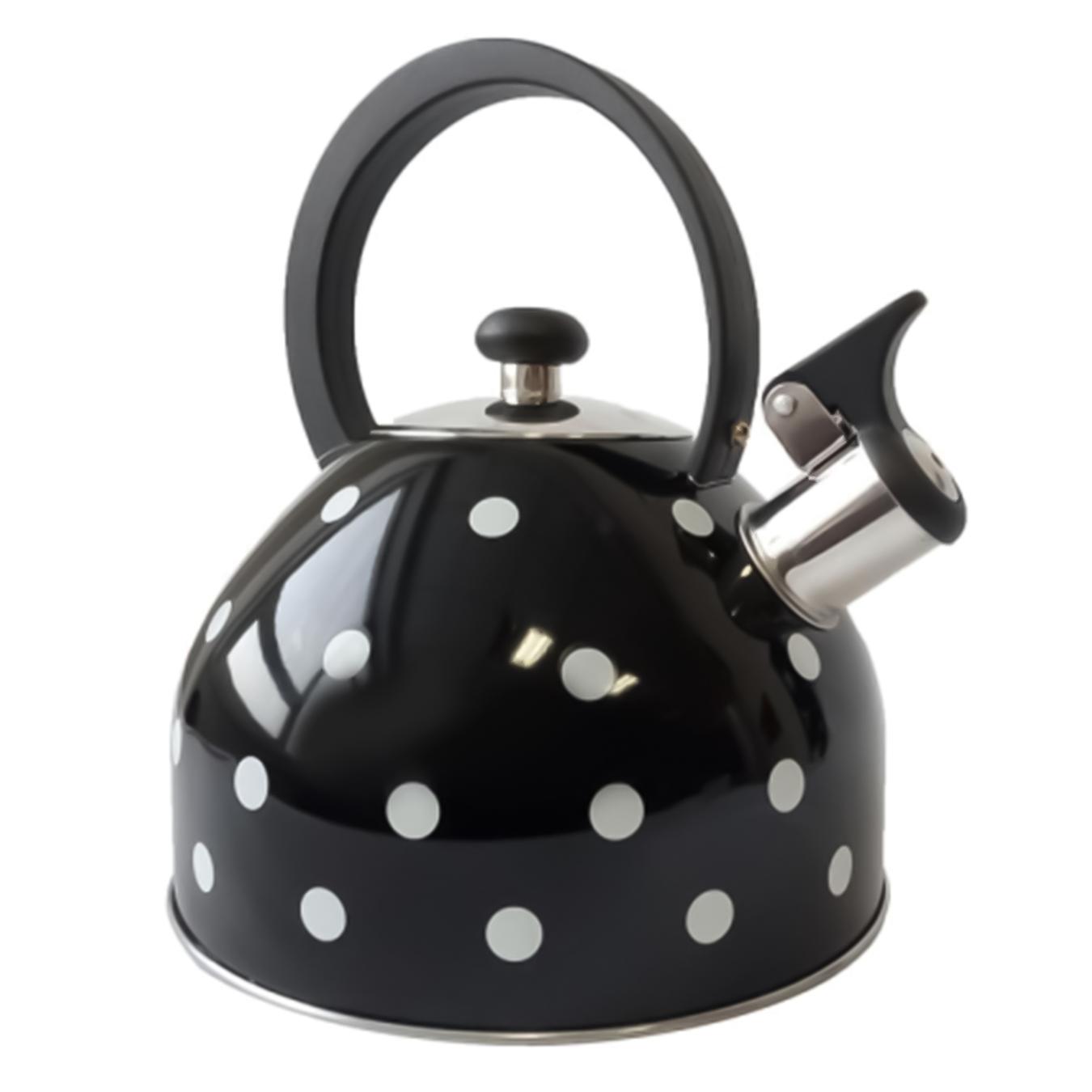 

Чайник зі свистком Gusto 2,5 л чорн. гор 83517