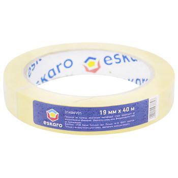 Лента Eskaro малярная 19мм*40м - купить, цены на - фото 1