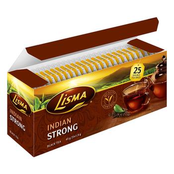 Lisma Indian Strong black tea 25*1.8g - buy, prices for Auchan - photo 2