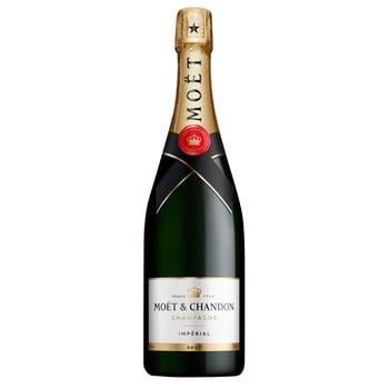 Шампанское Moet&Chandon Imperial Brut белый брют 12% 0,75л - купить, цены на Cупермаркет "Харьков" - фото 1