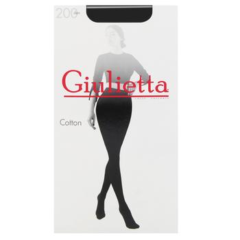Giulia Cotton 200 Den Women's Tights s.3 Nero - buy, prices for NOVUS - photo 1