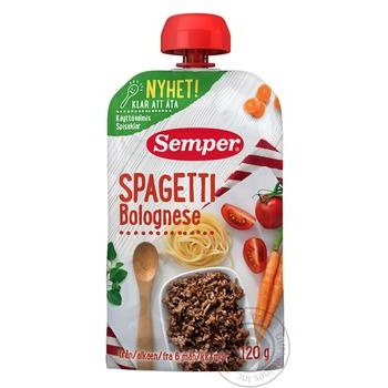 Puree Semper for children from 8 months 120g - buy, prices for MegaMarket - photo 1