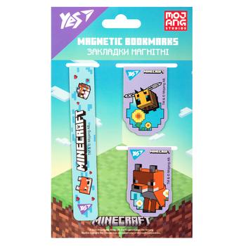 Закладки магнитные Yes Minecraft Spring 3шт - купить, цены на NOVUS - фото 4