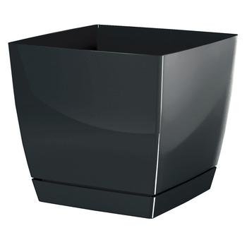 Prosperplast Сoubi Graphite Flower Pot 15.5cm - buy, prices for - photo 1