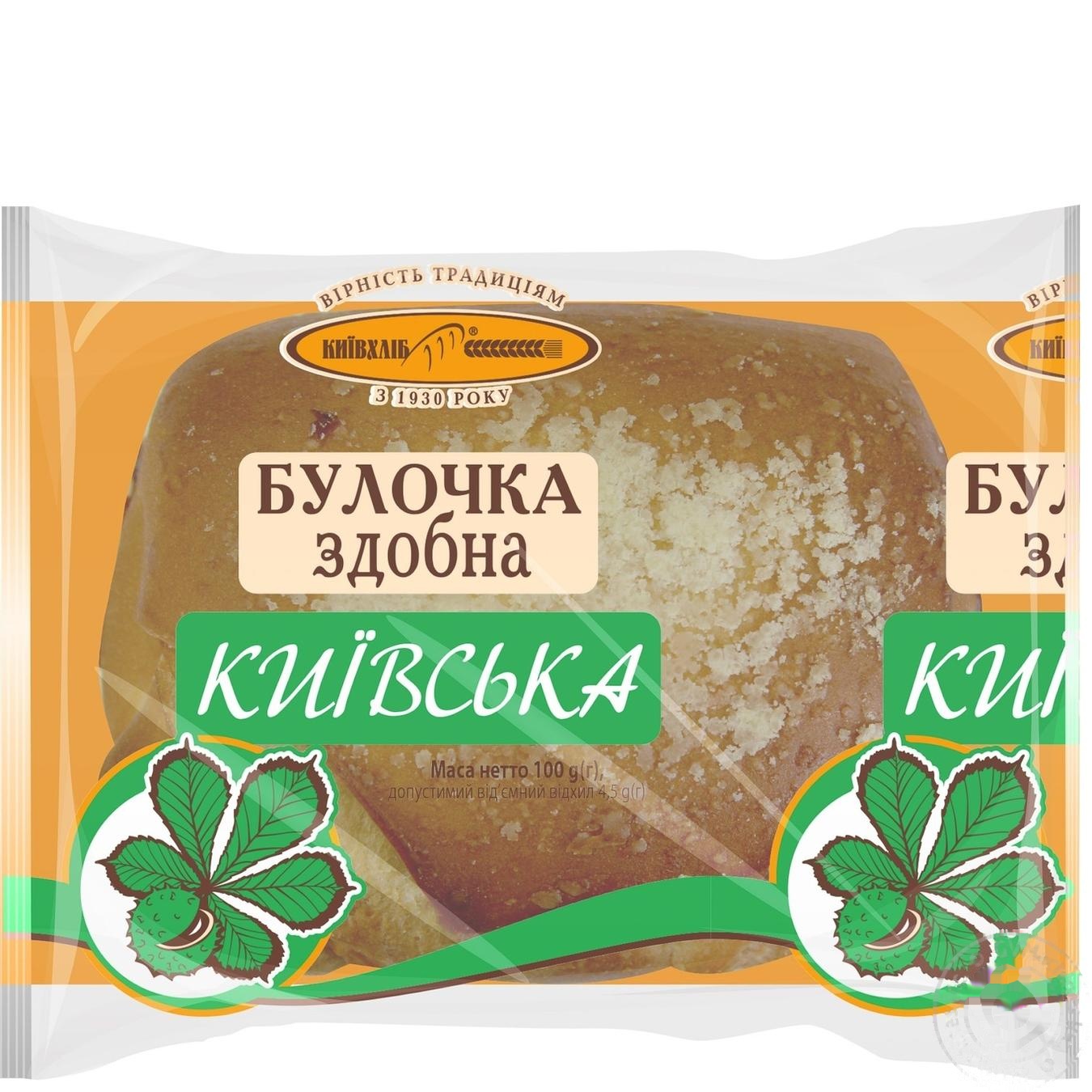 

Булочка сдобная Киевхлеб Киевская 100г