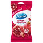 Smile Pomegranate Scented Wet Wipes 15pcs