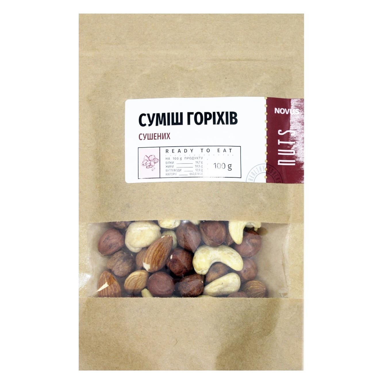 

Смесь орехов Novus сушеных 100г