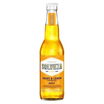 Solveza Agava Lemon Light Beer 6% 0.33l - buy, prices for - photo 1