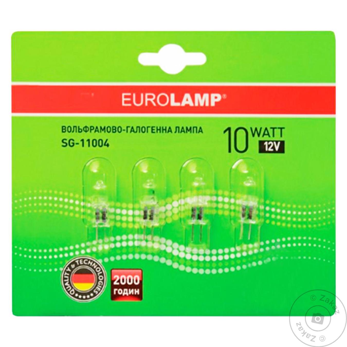

Лампа Eurolamp галогенова G4 10W 12V блістер 4 шт.