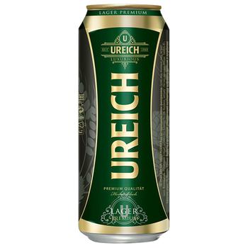 Ureich Lager Light Beer 5.2% 0.5l - buy, prices for COSMOS - photo 1