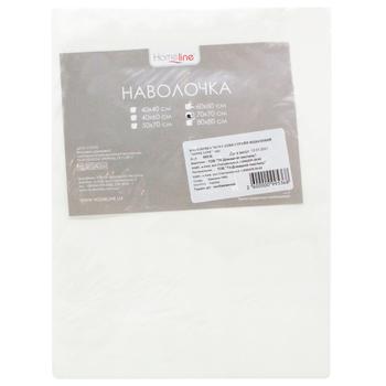 Наволочка Home Line сатин страйп отбеленный 70x70см - купить, цены на За Раз - фото 1