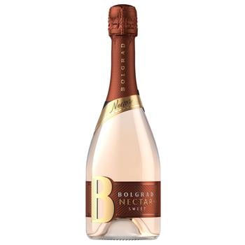 Bolgrad Ukrainian White Sweet Sparkling Wine 9-13% 0.75l - buy, prices for NOVUS - photo 1