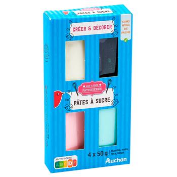 Auchan Sweet Mastic 4 Colors 200g - buy, prices for Auchan - photo 1