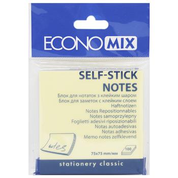 Economix Self-stick Notes 75х75mm 100pcs - buy, prices for  - photo 1