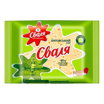 Сир Сваля 45% 240г - купити, ціни на Чудо Маркет - фото 1