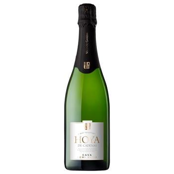 Вино игристое Hoya de Cadenas Cava белое полусухое 11,5% 0,75л - купить, цены на МегаМаркет - фото 1