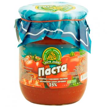 Dary Laniv Tomato Paste 520g - buy, prices for NOVUS - photo 1