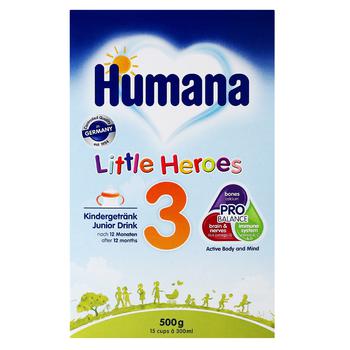 Суміш молочна суха Humana Little Heroes №3 500г - купити, ціни на КОСМОС - фото 1