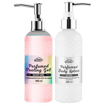 Energy of Vitamins Gift Set Shower Gel-peeling Good Girl 300ml + Body Lotion Silver 300ml - buy, prices for - photo 2