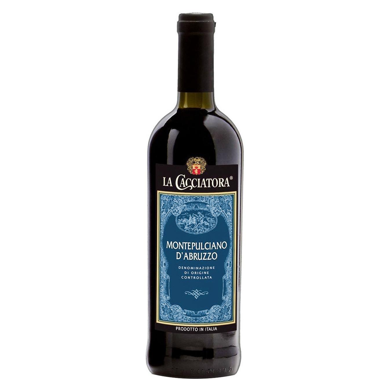 

Вино La Cacciatora Montepulciano Dabruzzo красное сухое 12% 0,75л