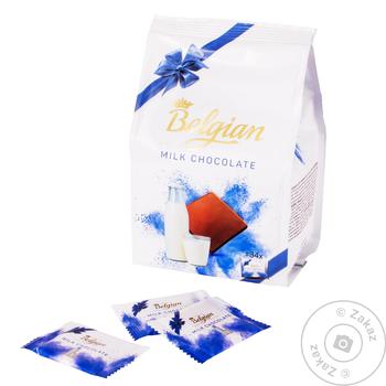 Belgian Squares Candies in Milk Chocolate 153g - buy, prices for Tavria V - photo 1