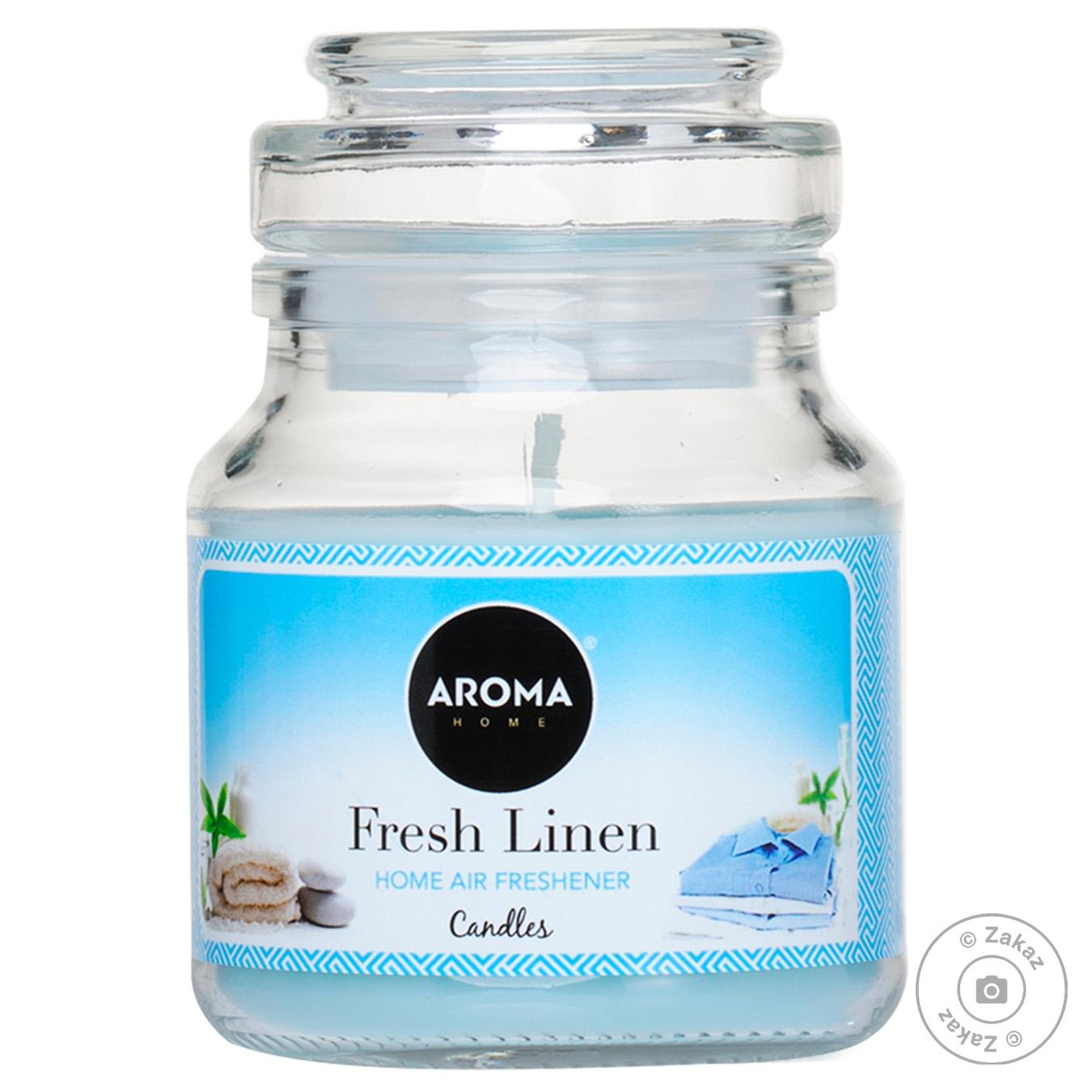

Ароматизированная свеча Aroma Home Fresh Linen 130г