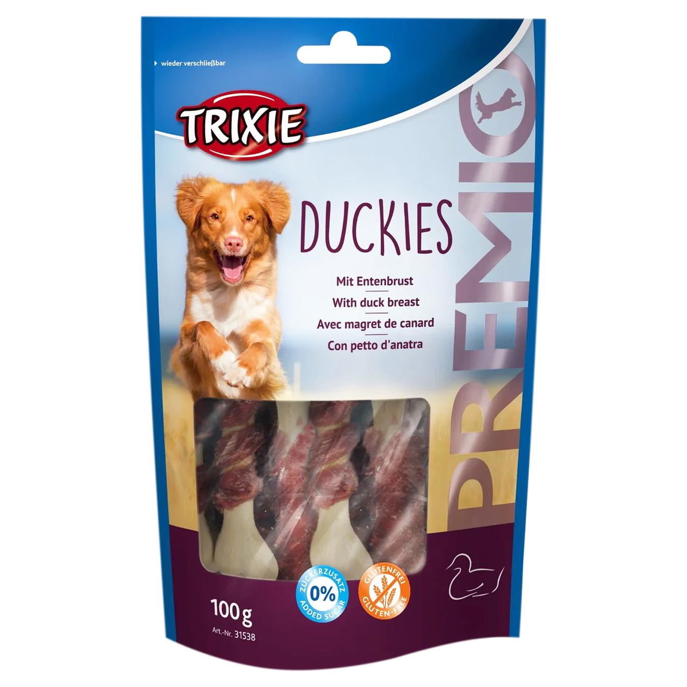 

Лакомство для собак Trixie PREMIO Duckies утка 100г