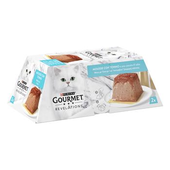 Gourmet Revelations Mousse with Tuna and Gravy Wet Food for Adult Cats 57g x 2pcs - buy, prices for MasterZoo - photo 3