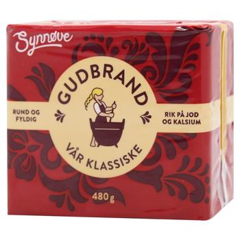 Сыр Synnove Гудбрандсдален 35% 480г - купить, цены на Auchan - фото 1