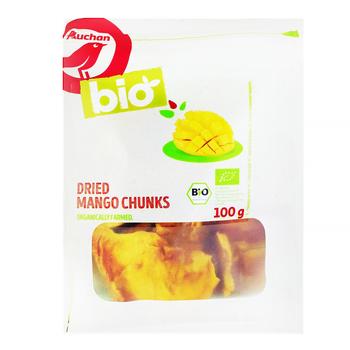 Манго Ашан Bio сушений скибочками 100г - купити, ціни на Auchan - фото 1